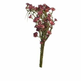 Rose Tree Branches 3d-model