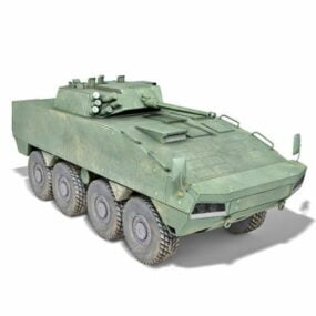 3d модель бойової броньованої машини Росомак