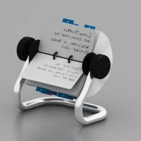 Rotary Card Index 3d model