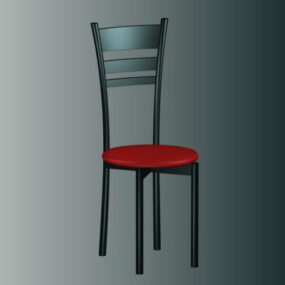 Round Dining Chair 3d model