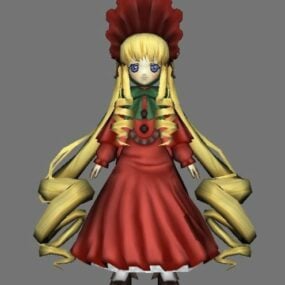 Sailor Moon Girl Character 3d model