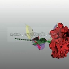 דגם 3D Rugosa Rose