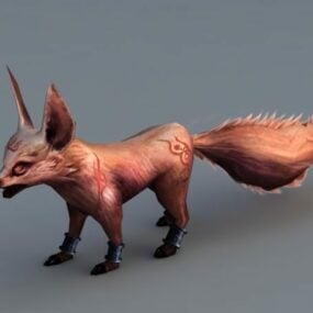 Running Fox-animatie 3D-model