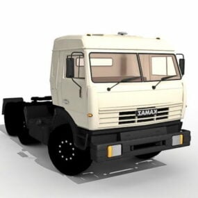 Venäjä Kamaz Truck 3d-malli