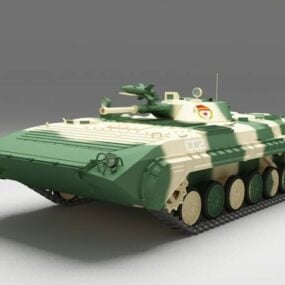 مدل 1 بعدی خودروی جنگی پیاده نظام روسی Bmp-3