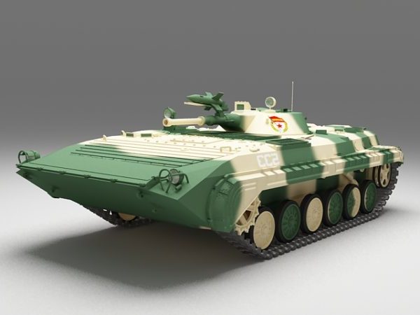 Russian Bmp 1 Infantry Fighting Vehicle Free 3d Model Max