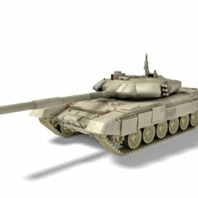 Russisches T-90-Kampfpanzer-3D-Modell