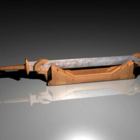 Épée de rouille modèle 3D