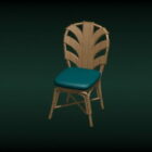 Rustykalne krzesło do jadalni