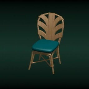 Rustic Dining Chair 3d model