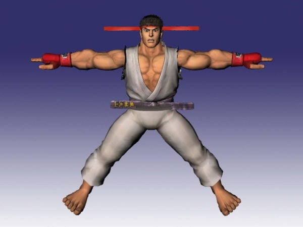 Open3DLab • Street Fighter 6 Ryu