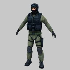 Swat Police 3d-modell
