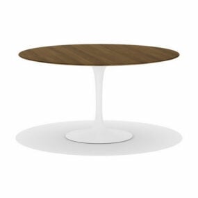 Furniture Saarinen Tulip Dining Table 3d model