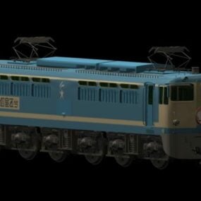 3D model vlaku Sakura Blue