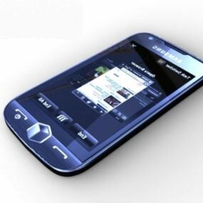 Samsung I8000 Smartphone 3d-modell