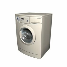 Vaskemaskin frontmatet 3d-modell