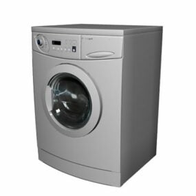 Modelo 3d da máquina de lavar Samsung
