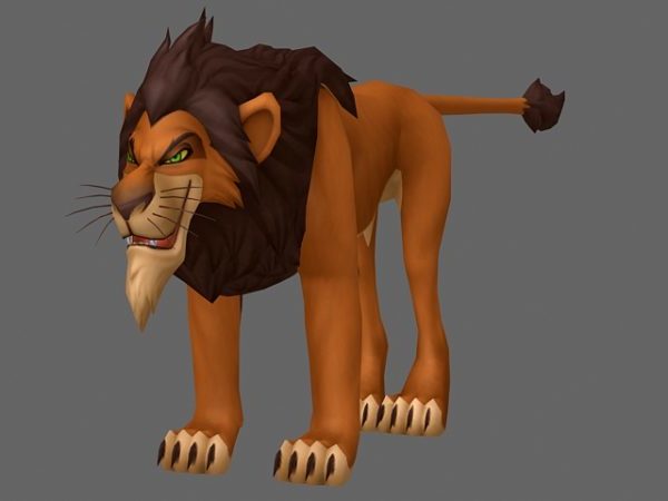 Karaktär ärr Lion King