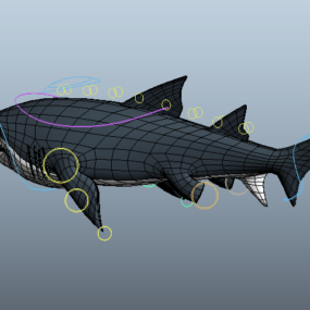 동물 무서운 상어 3d 모델