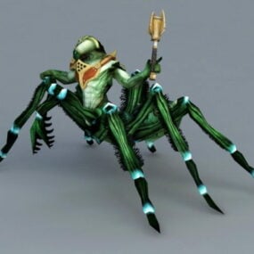 Straszny pająk-potwór Model 3D