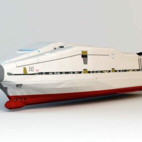 Ciencia ficción - Modelo 2012d del barco Ark 3