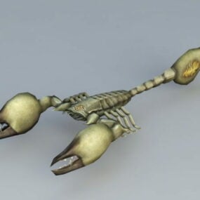 Skorpion-Monster 3D-Modell