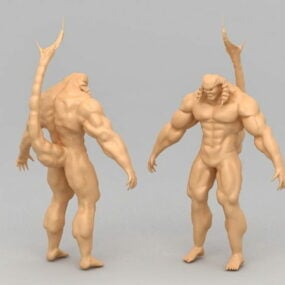 Skorpionschwanzdämon 3D-Modell