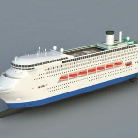 Sea Cruise Ship 3d model