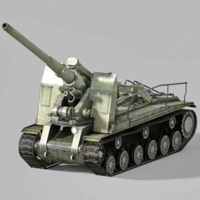 Self-propelled Artillery 3d model