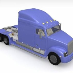شاحنة بيك اب كارتون نموذج ثلاثي الأبعاد