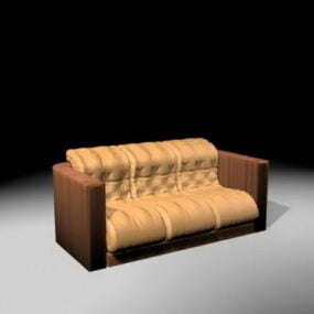 Settee Sofa Furniture 3d model