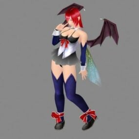 Namorita Girl Cosplay Character דגם תלת מימד