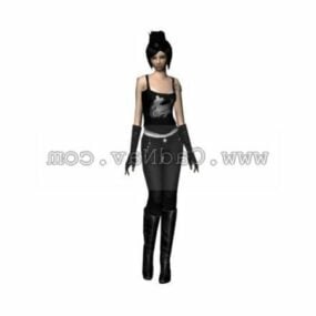 Character Sexy Babe Game Character 3d-modell
