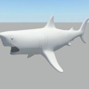 Modelo 3d de tiburón
