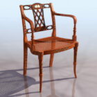 Antique Sheraton Elbow Chair
