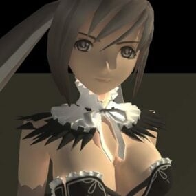 Shining Hearts Character 3d-modell