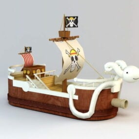 Ship Going Merry 3d-modell