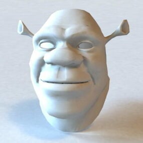 Cabeza de Shrek modelo 3d