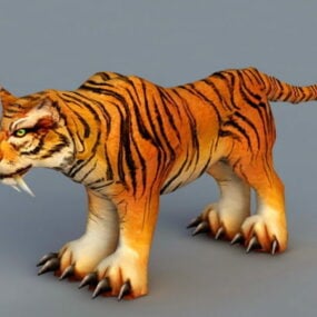 Model 3D Macan Siberia