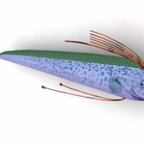 Animal Silver Scabbardfish 3d model