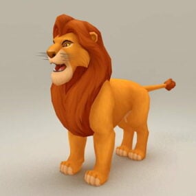 Simba – Model 3d Raja Singa