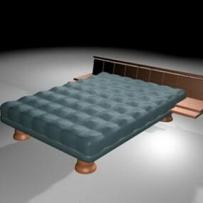 सीमन्स गद्दा बिस्तर 3डी मॉडल