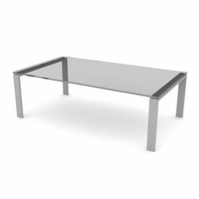 Meubles de table basse de style simple modèle 3D