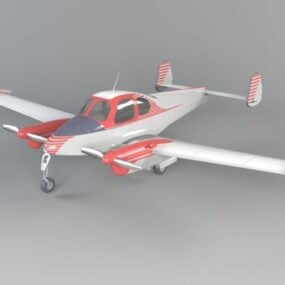 Litet flygplan 3d-modell