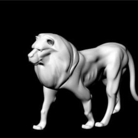Pieni leijonapatsas 3d-malli