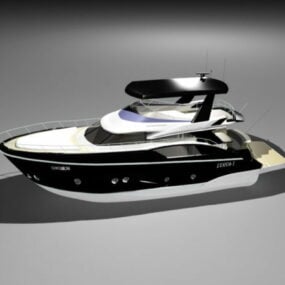Small Luxury Yacht 3d model