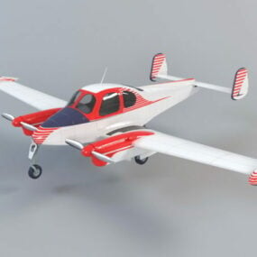 小型水上飞机3d模型