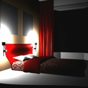 Small Bedroom Design 3d model
