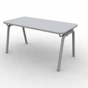 Modelo 3D de móveis de mesa lateral pequena