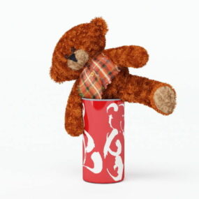 Liten Toy Bear 3d-modell